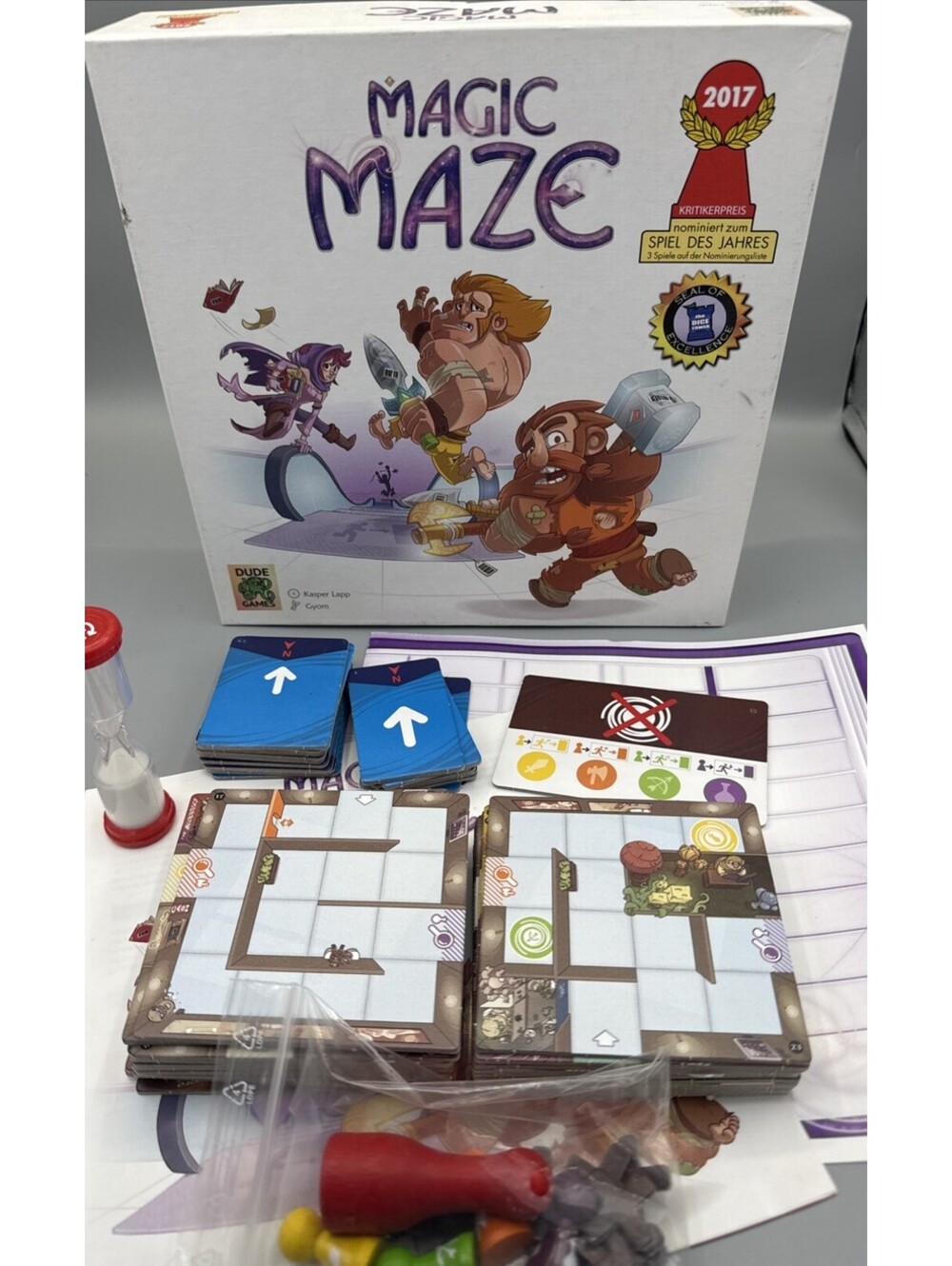 Magic Maze - Kasper Lapp Gyom (Board Game, 2017) Sit Down Games - 100% Complete
